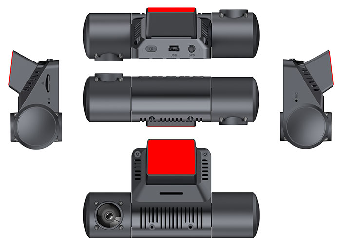 Dual Dash Cam Product Views