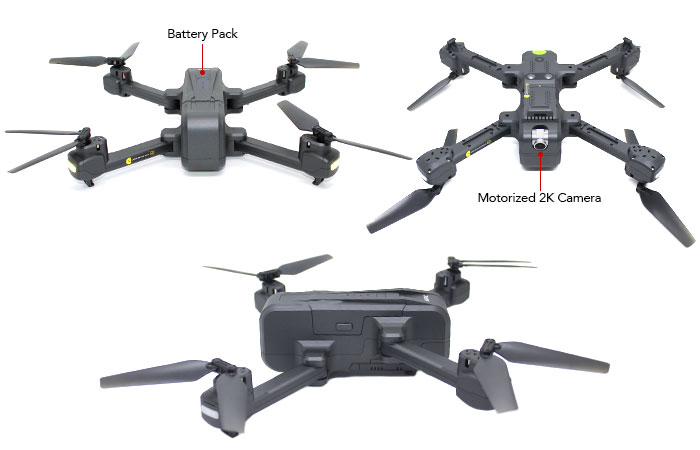 JJRC H73 RC Foldable Product Views