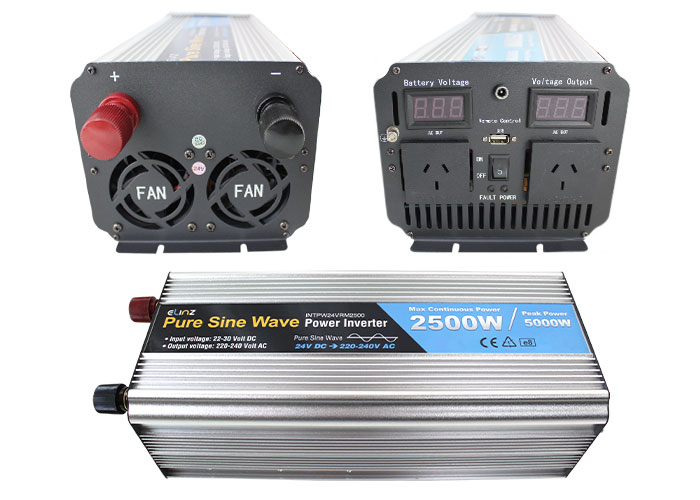 2500W Pure Sine Wave Inverter with Remote Dimensions