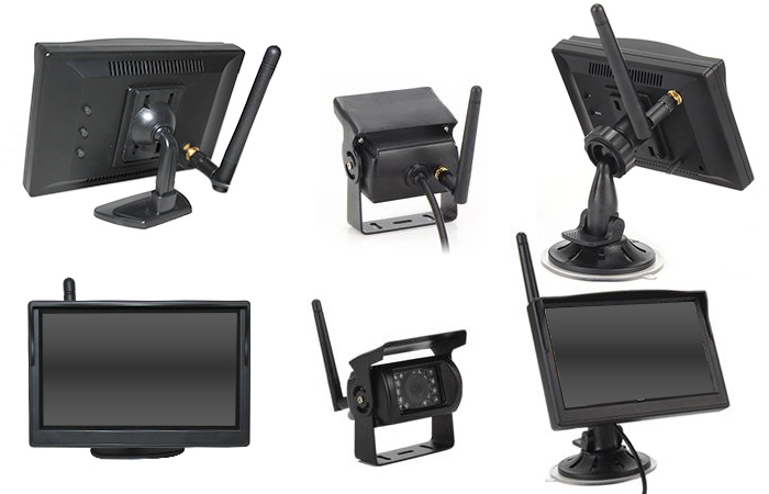 5inch Wireless Monitor Rear View Kit Reversing Camera