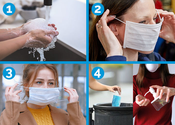 Proper Disposal of Facemask