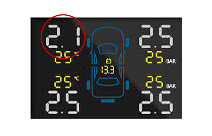 Auto Wireless Digital TPMS Leakage Alert
