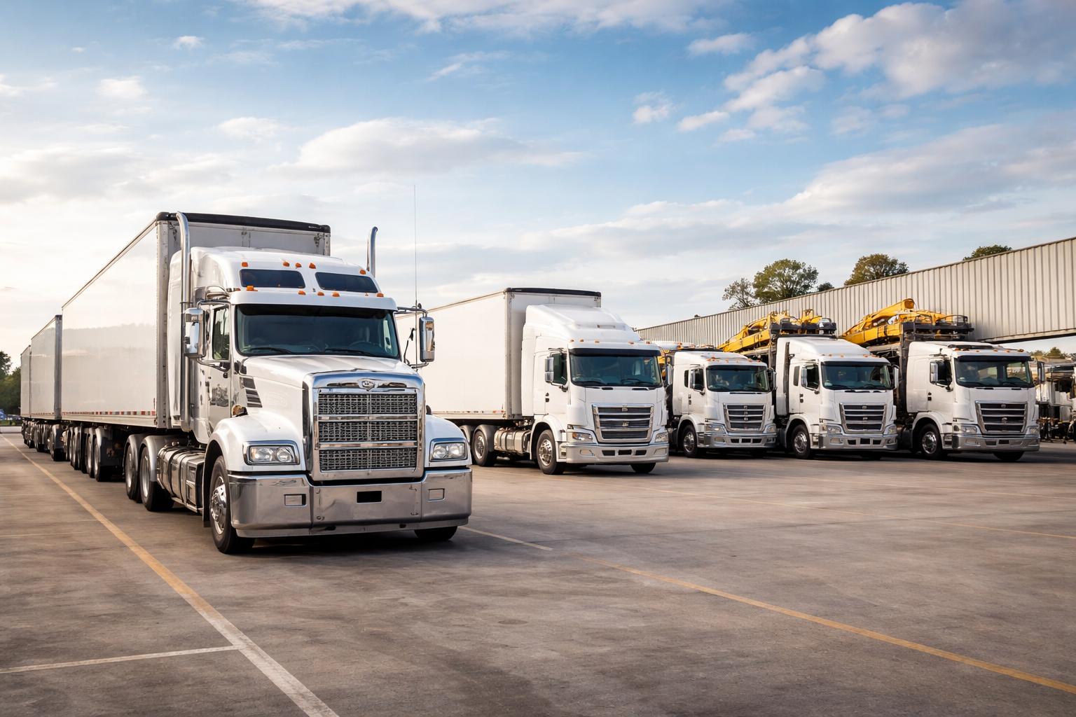 various truck fleets using reversing camera kit
