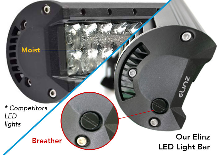 LED Light Bar Breather