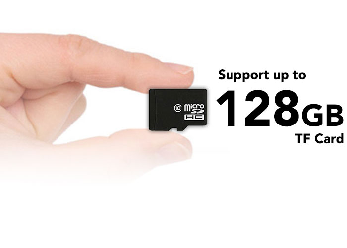 Camera Support upto 128GB Micro SD Card