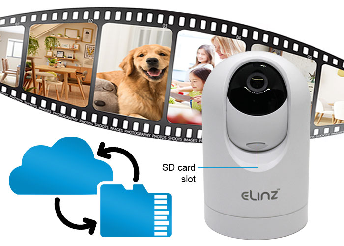 Camera Support SD Card & Cloud Storage
