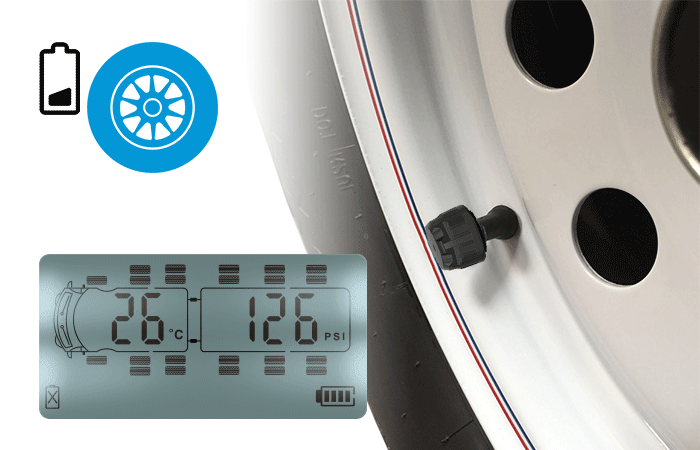 Sensor Low Battery Alert Tire Pressure Monitoring System