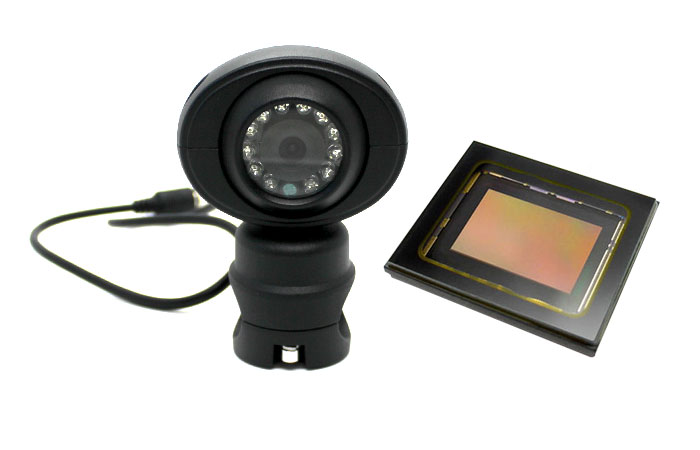 side view camera with caption ccd image sensor