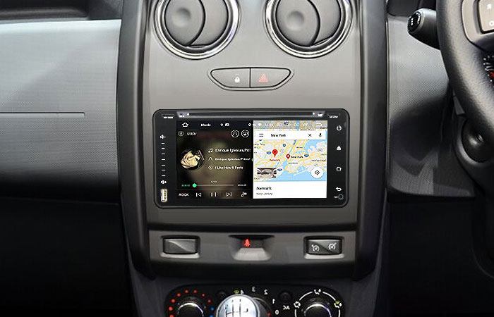Split Screen 2 DIN Android 9 DVD Player