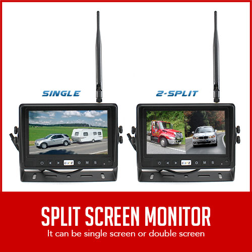 7 inch Splitscreen Monitor