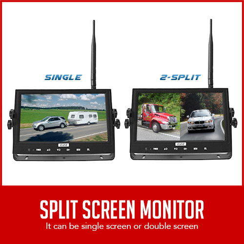 9 inch Splitscreen Monitor