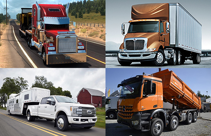 various vehicles with caption "applications"