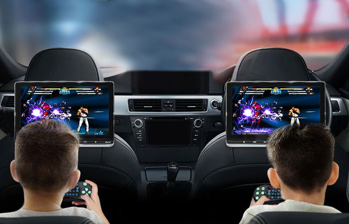 32-Bits Game Active Headrest DVD Player