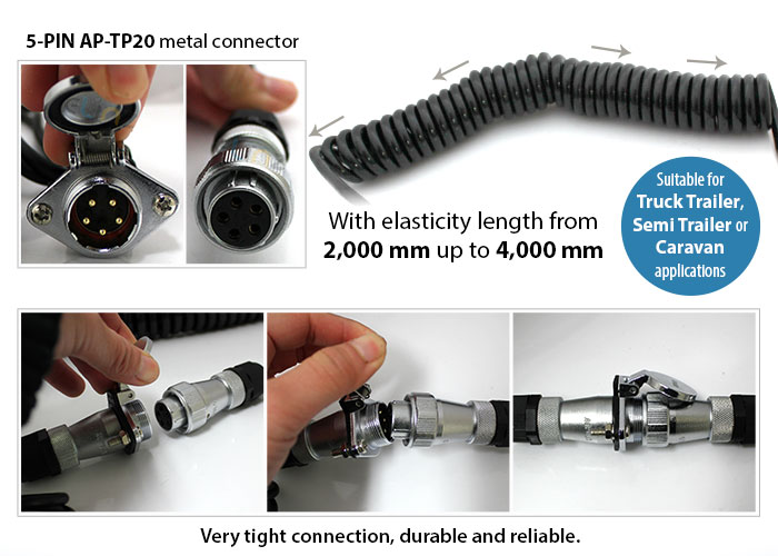 Heavy Duty Trailer Cable