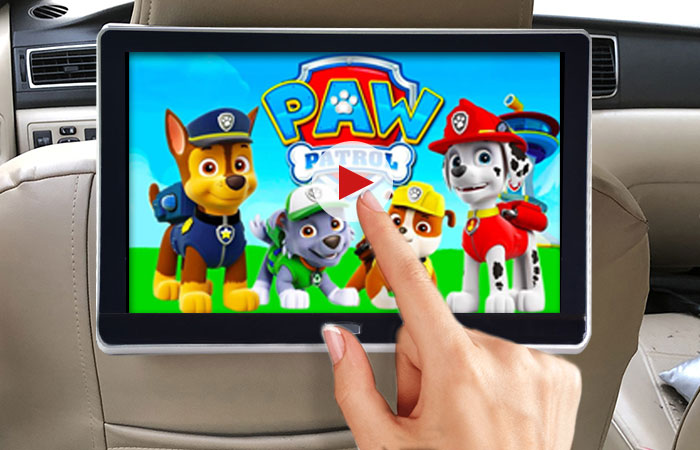 11.6" Ultra-thin TFT LCD Screen Headrest DVD Player