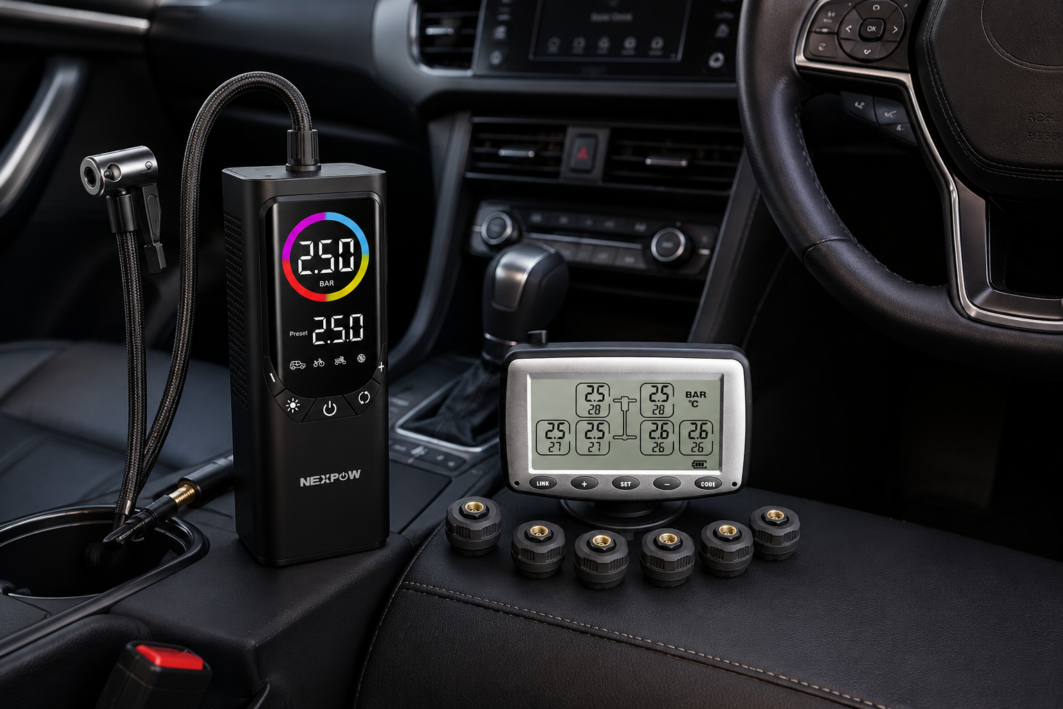tpms and tyre inflator