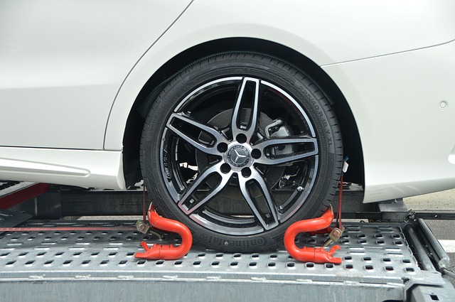 Towed Car wheel