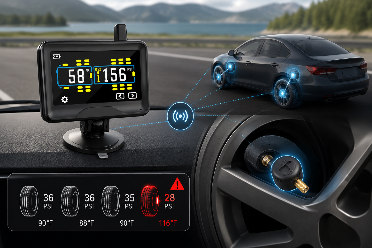 tyre pressure monitoring system
