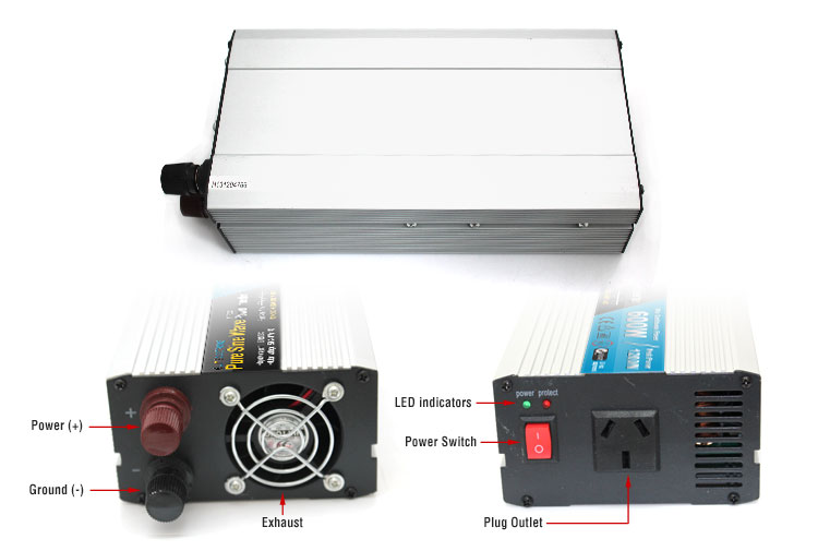 power inverter label