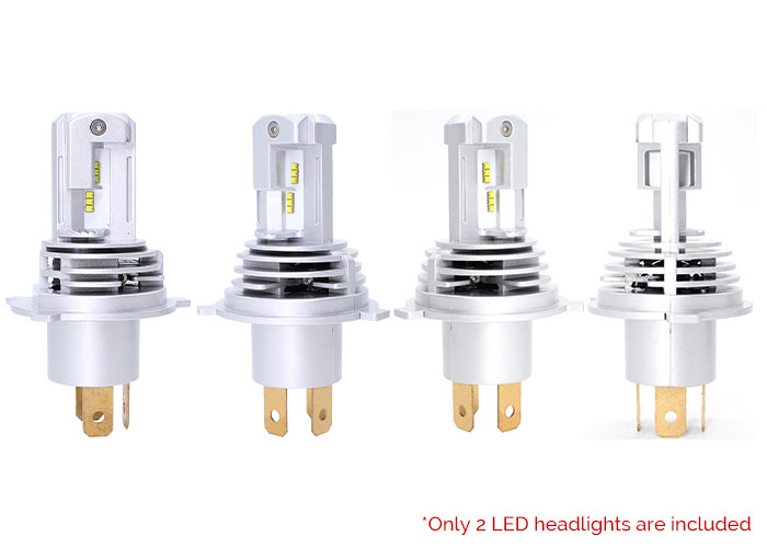 H4 55W Car LED Headlight Kit Product Views