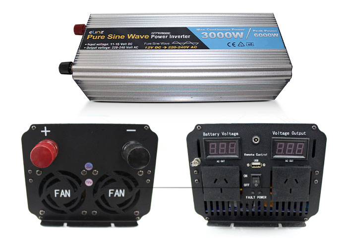 5000W Pure Sine Wave Inverter with Remote Dimensions