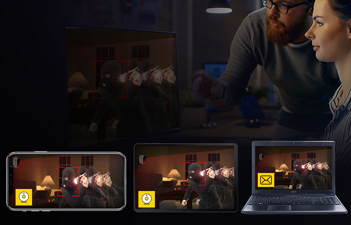 Multi-user View CCTV Camera