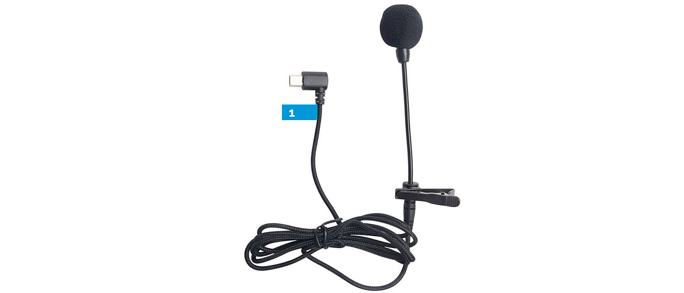 SJCAM External Microphone with Clip for SJ10 SJ8 Camera
