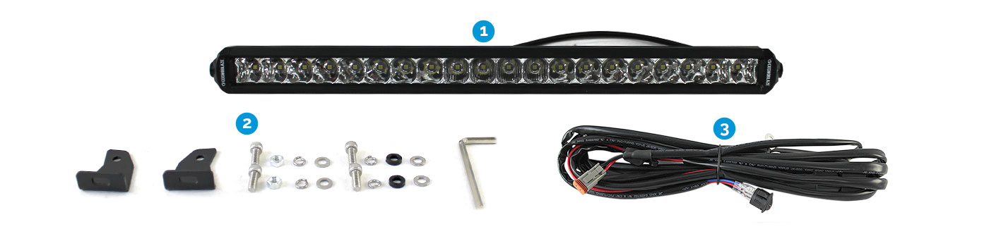 Cosmoblaze 20" LED Light Bar 1 Row