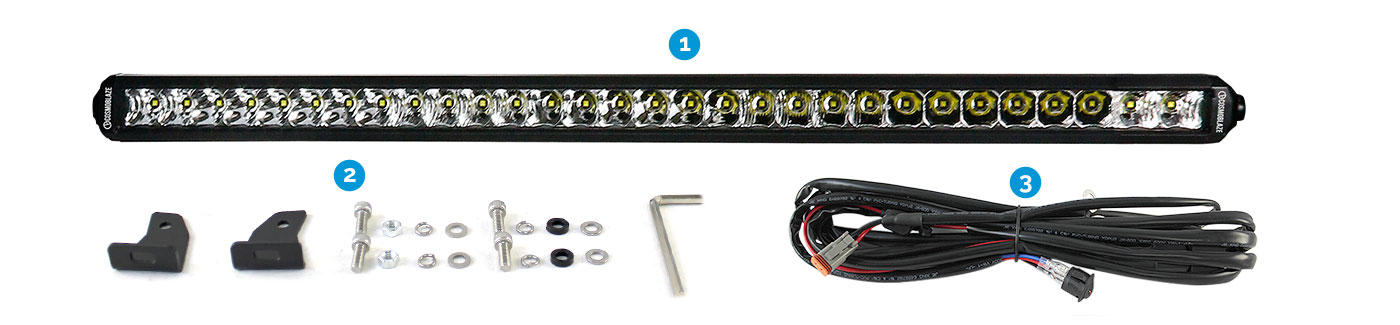 Cosmoblaze 30 inch LED Light Bar 1 Row