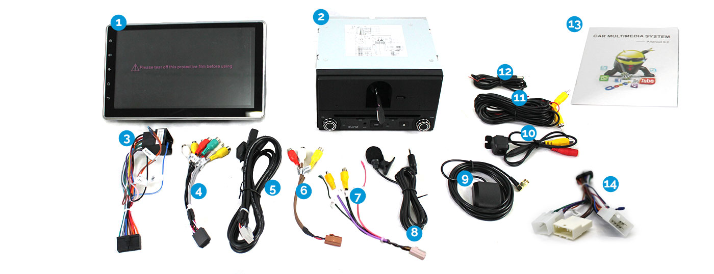 2 DIN Video In-Dash Units with Android Radio for sale