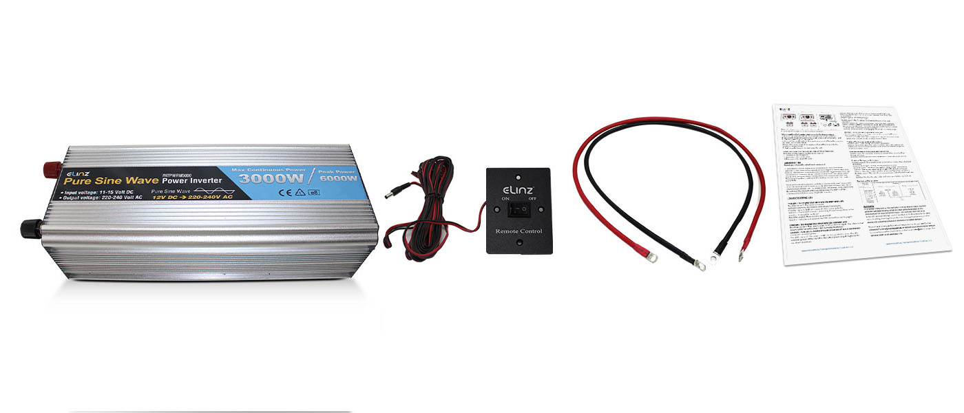 5000W Pure Sine Wave Inverter with Remote