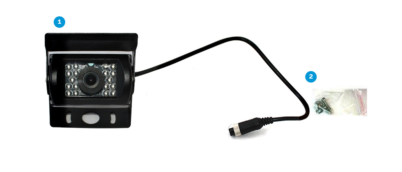 7" In Car DVD Player Reverse Camera