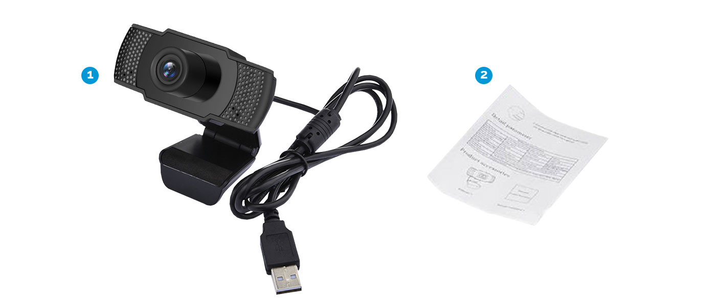 1080P FHD Webcam with 1.5m cable USB2.0