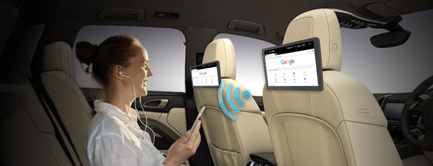 WiFi Android 8.1 Active Car Headrest