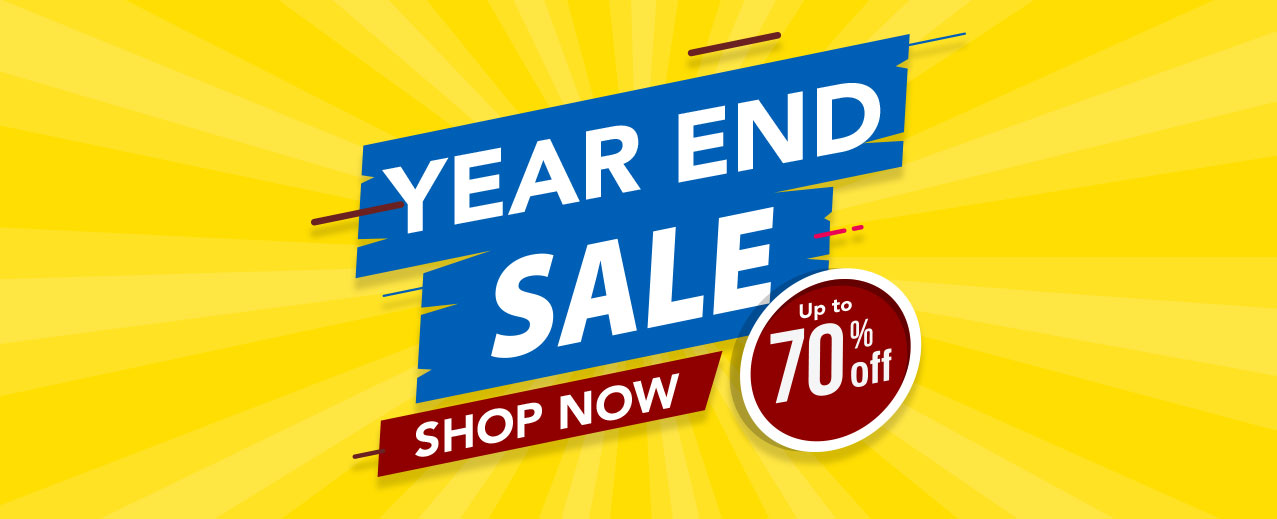 year end sale banner