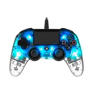 Nacon Wired Compact Controller for PlayStation 4 (PS4) - Illuminated Light Blue