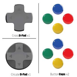 Skull & Co. D-Pad Button Cap Set for Nintendo Switch Joy-Con Controller