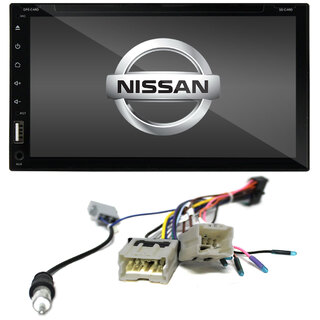 Elinz Nissan 7" In Dash Car DVD Player 2 DIN Android 10 GPS WiFi Reversing Camera T3