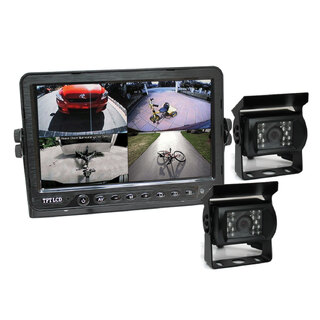 Elinz 7" DVR Monitor 4CH Realtime with 2 Camera Package