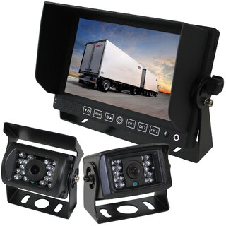 Elinz 7" Monitor Caravan 2 Cameras System BLACK Camera