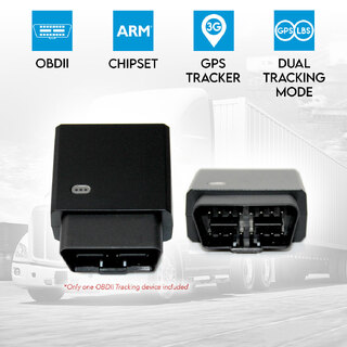 Elinz 3G GPS Tracker OBD2 Tracking Device Remote Car Diagnostic Scanner 12V 24V