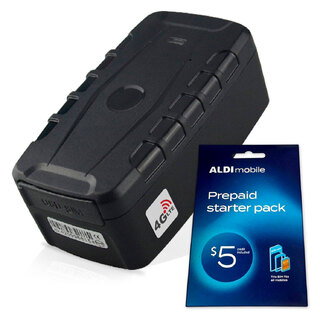 Elinz 4G LTE GPS Tracker Real Live Tracking Wireless Device 20000mAh Big Battery ALDI Sim