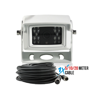 Elinz Heavy Duty White AHD 1080P  Reversing Camera with Built-in Mic