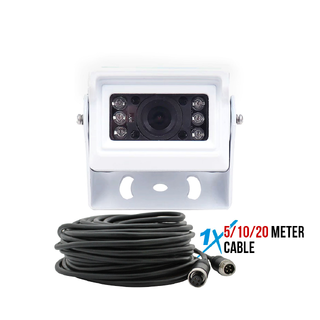 Elinz Small Heavy Duty White AHD 1080P Reversing Camera