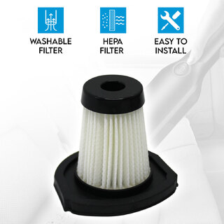 Elinz Washable HEPA Filter for Cordless Mini Handheld Car Vacuum Cleaner