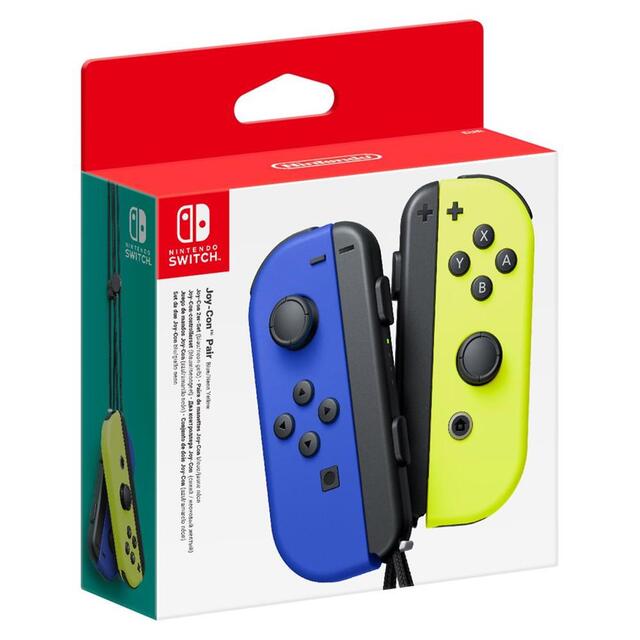 Nintendo Switch Joy-Con Blue & Neon Yellow Controller Pair