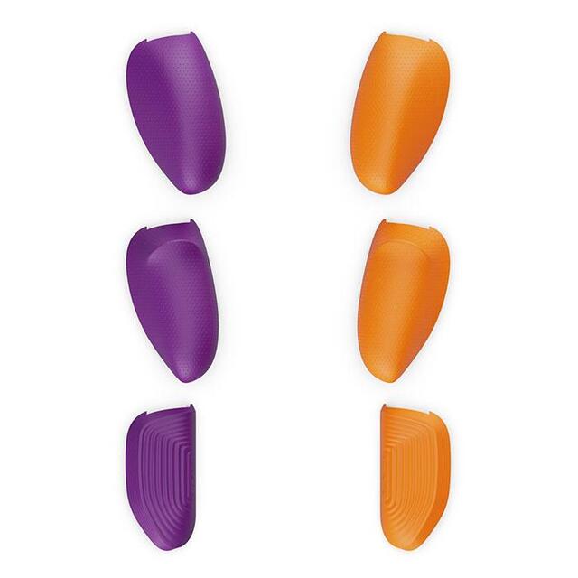 Skull & Co. Grip Set for GripCase Crystal ONLY - Neon Purple and Orange
