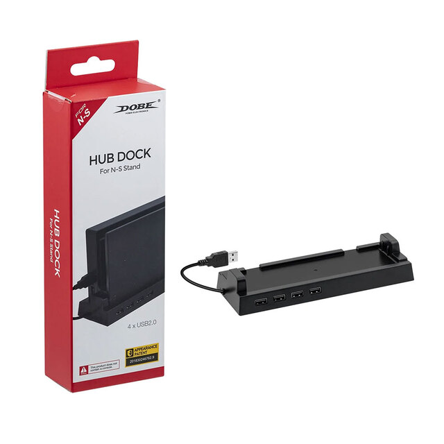 DOBE 4 Ports USB 2.0 Hub Dock for Nintendo Switch (TNS-1849)