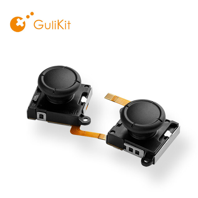 Gulikit Hall Joystick Replacement Repair Kit for Nintendo Switch/Switch OLED Joy-Con (Black) NS40