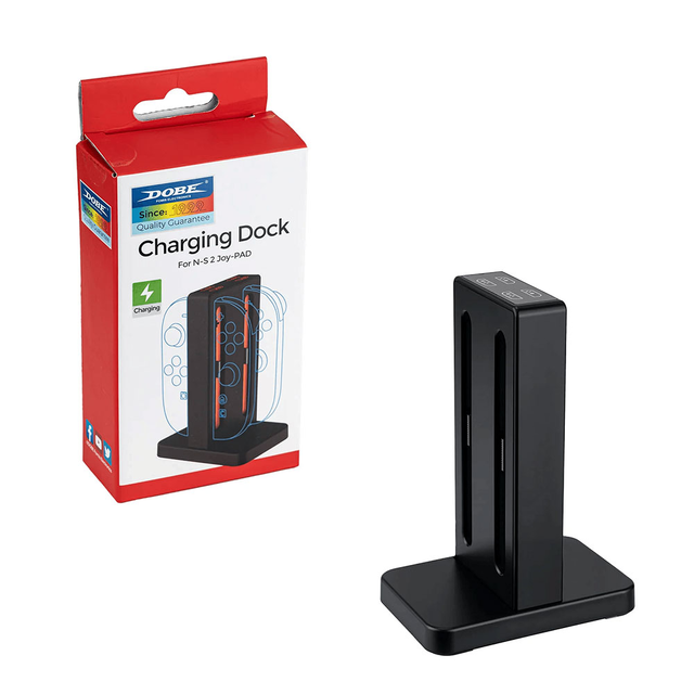 DOBE Charging Dock for Nintendo Switch 2 Joy-Con Controllers-Black(TNS-3192B)